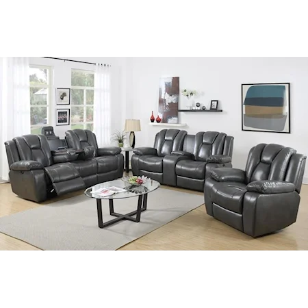 Power Reclining Living Room Group